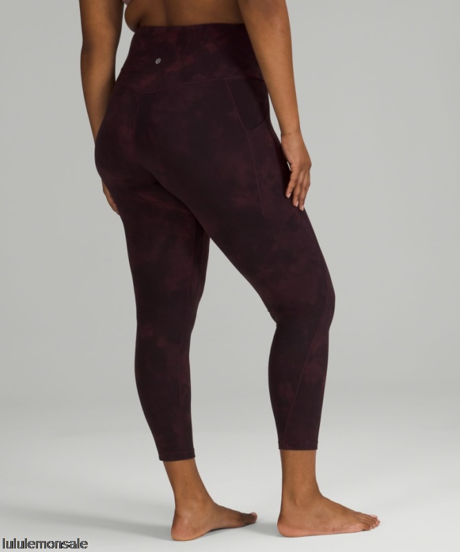 Lululemon Damen DELULU050 | Cassis Black Align High Rise Hose Mit Taschen 25